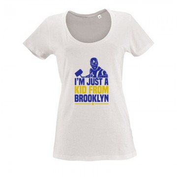 I’m just a kid from Brooklyn Női O Nyakú Póló