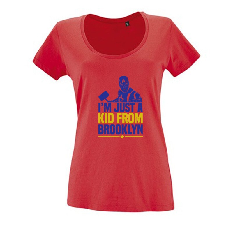 I’m just a kid from Brooklyn Női O Nyakú Póló