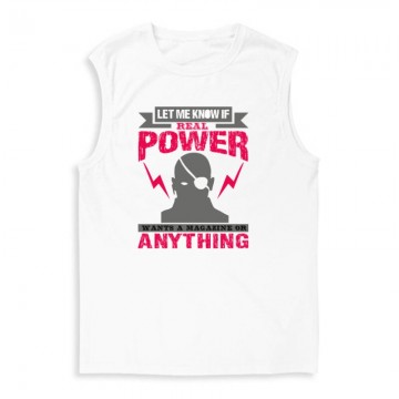 Let me know if ‘real power Férfi Trikó