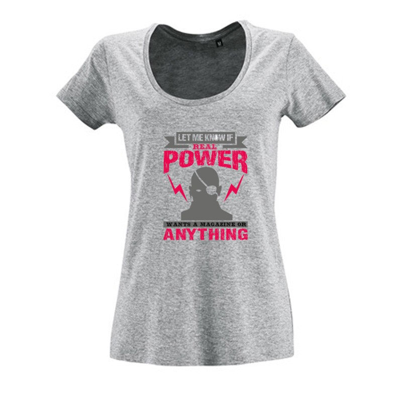 Let me know if ‘real power Női O Nyakú Póló