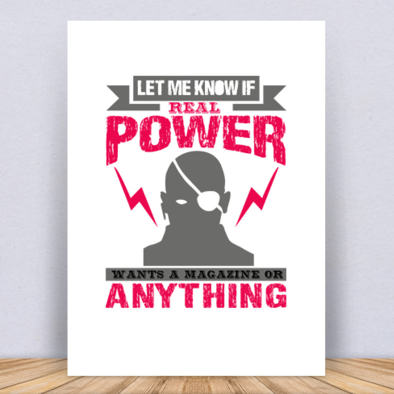 Let me know if ‘real power Vászonkép