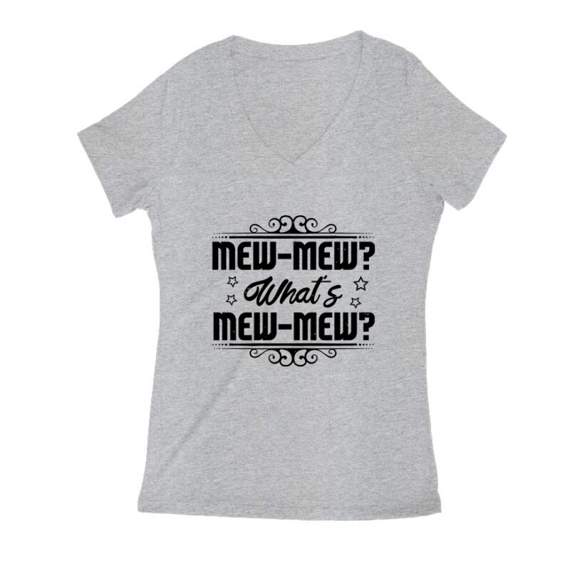Mew-mew What’s mew-mew Női V Kivágott póló