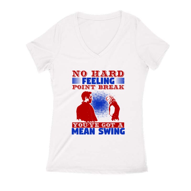 No hard feeling Point Női V Kivágott póló
