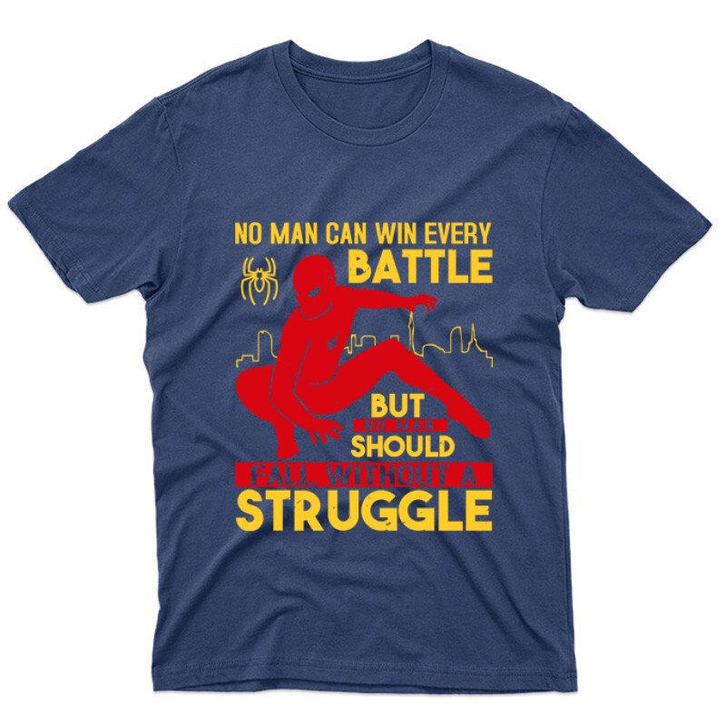 No man can win every battle Unisex Póló