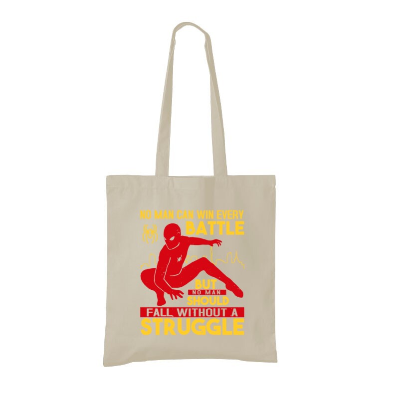 No man can win every battle Bevásárló Táska