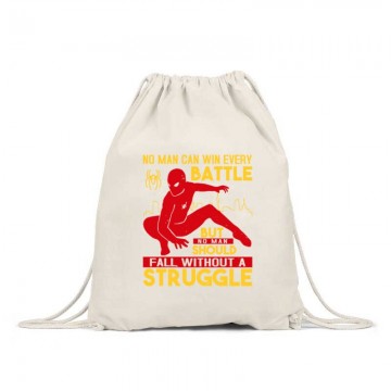 No man can win every battle Hátizsák