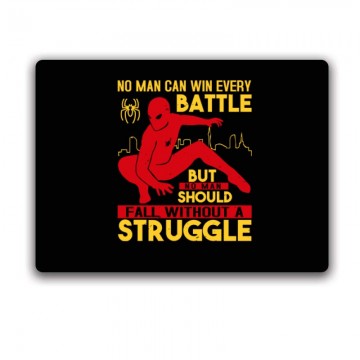 No man can win every battle Egérpad