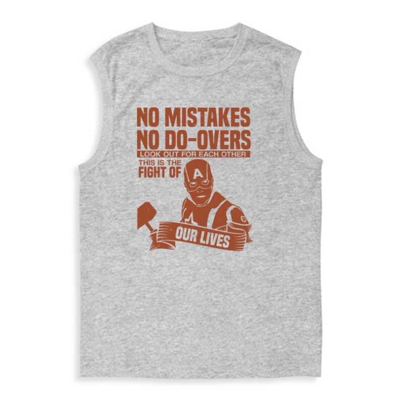 No mistakes. No do-overs Férfi Trikó