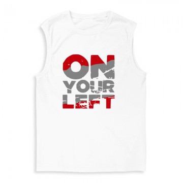 On your left Férfi Trikó