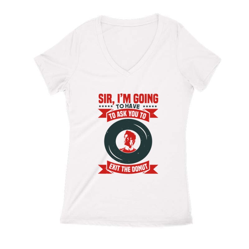 Sir, I’m going to Női V Kivágott póló