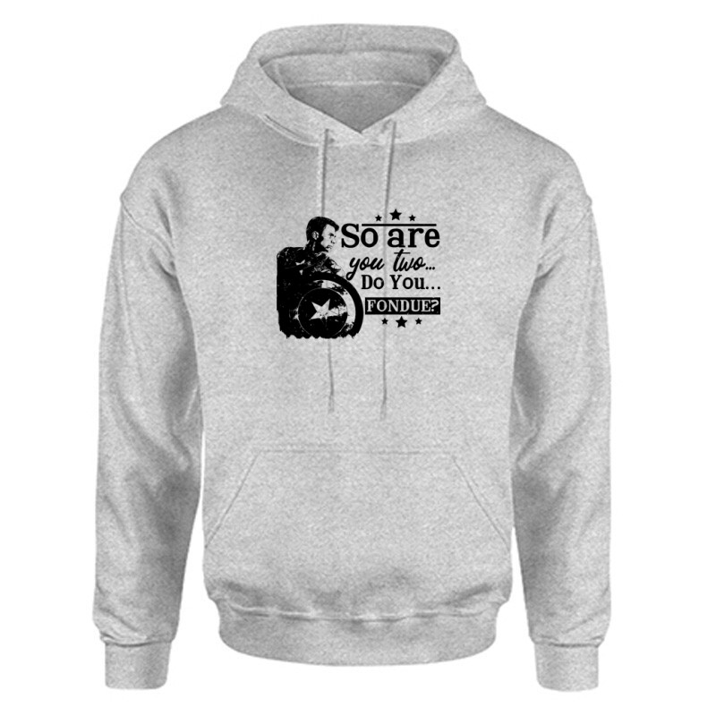 So are you two…do you…fondue Unisex Kapucnis Pulcsi