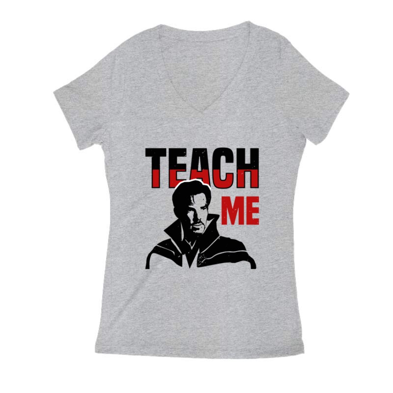 Teach Me Női V Kivágott póló