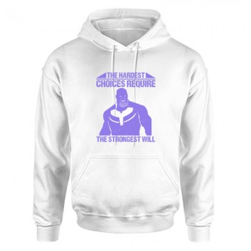 The hardest choices Unisex Kapucnis Pulcsi