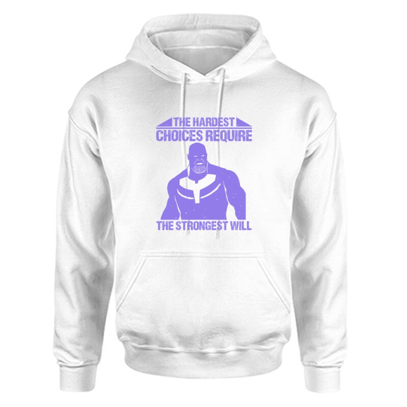 The hardest choices Unisex Kapucnis Pulcsi