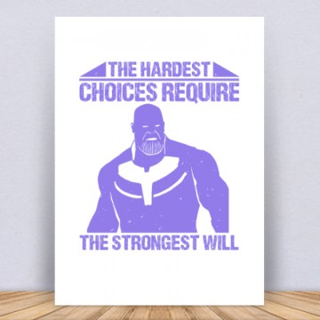 The hardest choices Vászonkép