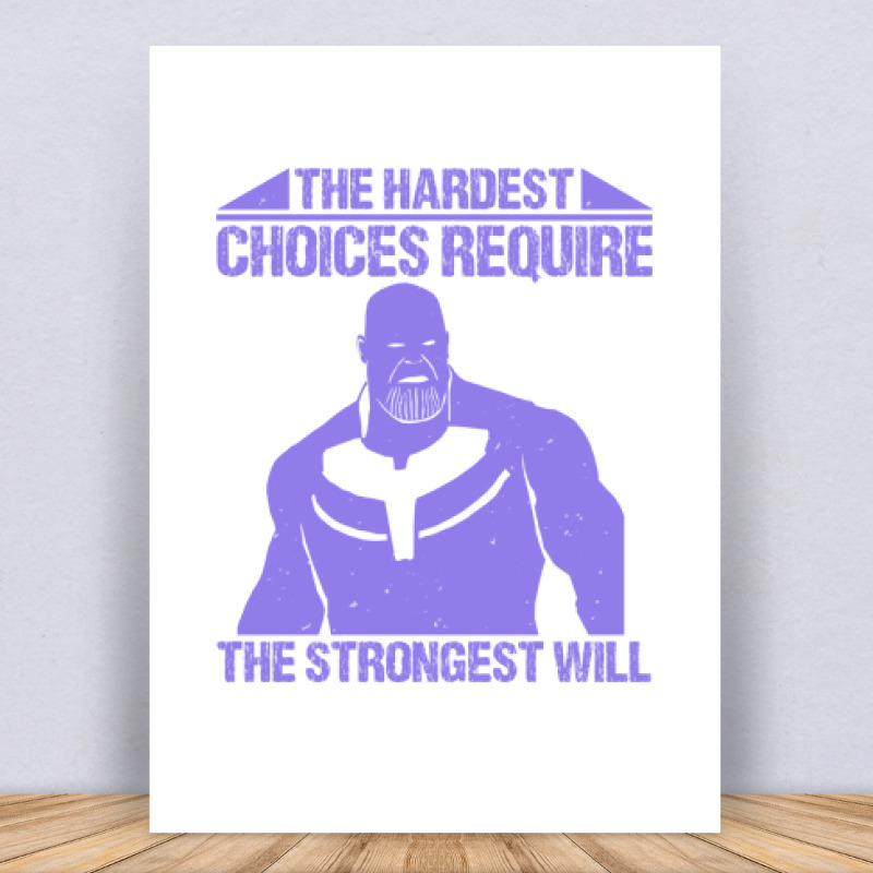 The hardest choices Vászonkép