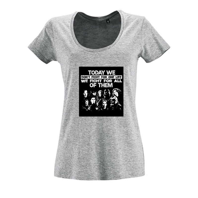 Today we don’t fight for one Női O Nyakú Póló