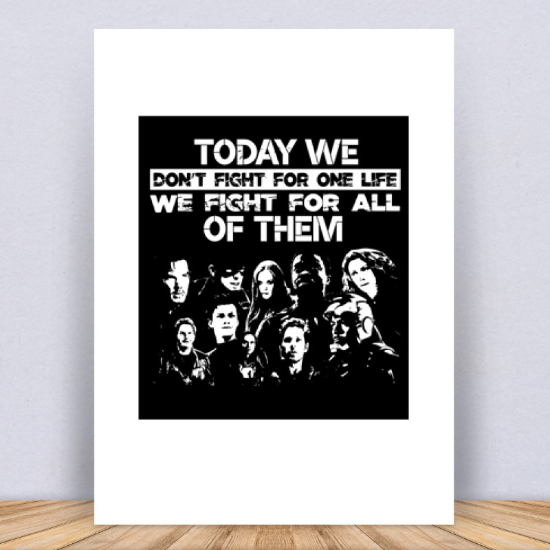 Today we don’t fight for one Vászonkép