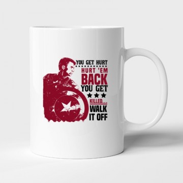 You get hurt, hurt 'em back Bögre