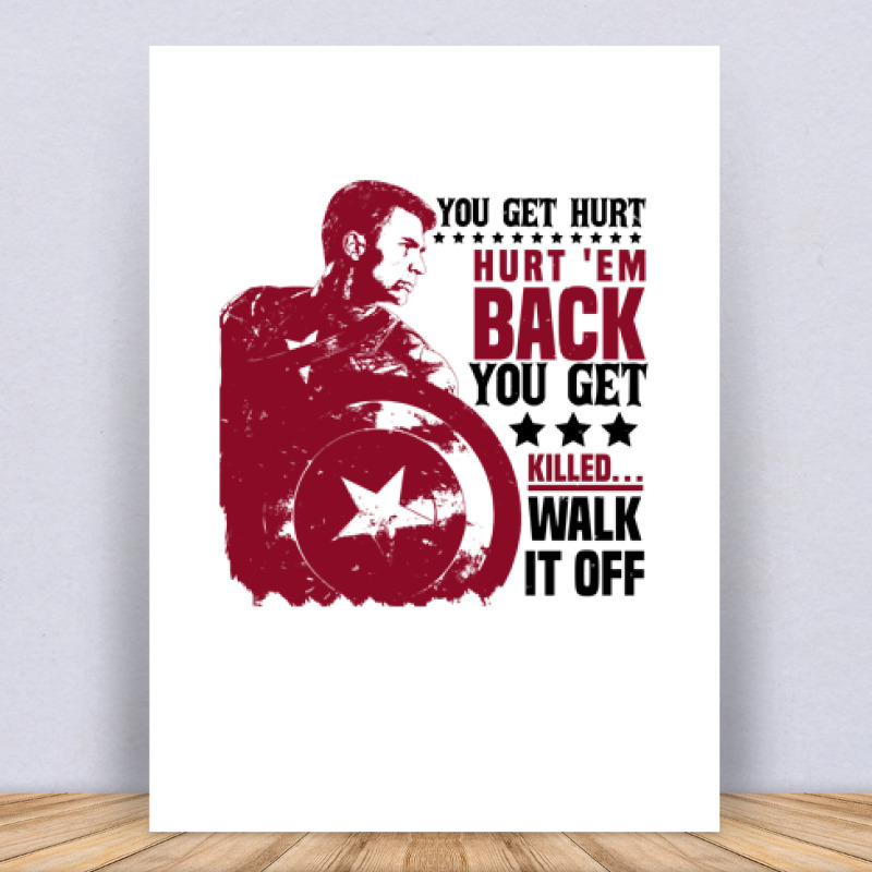 You get hurt, hurt 'em back Vászonkép