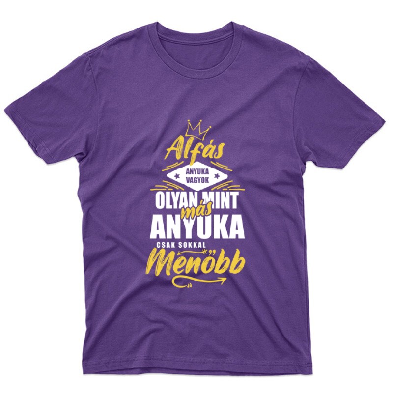 Alfás Anyuka Unisex Póló