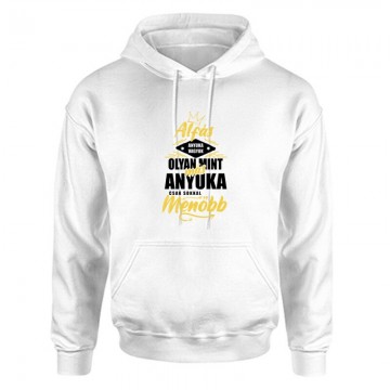 Alfás Anyuka Unisex Kapucnis Pulcsi