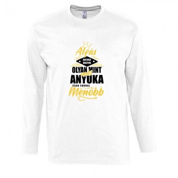 Alfás Anyuka Hosszú Ujjú Póló