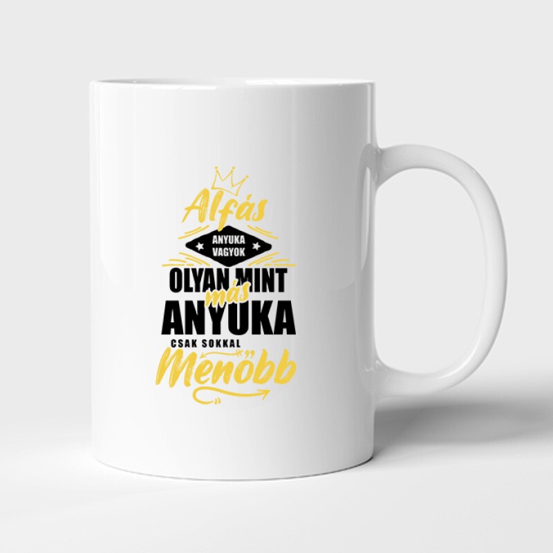 Alfás Anyuka Bögre