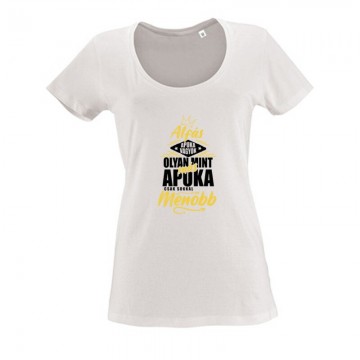 Alfás Apuka Női O Nyakú Póló