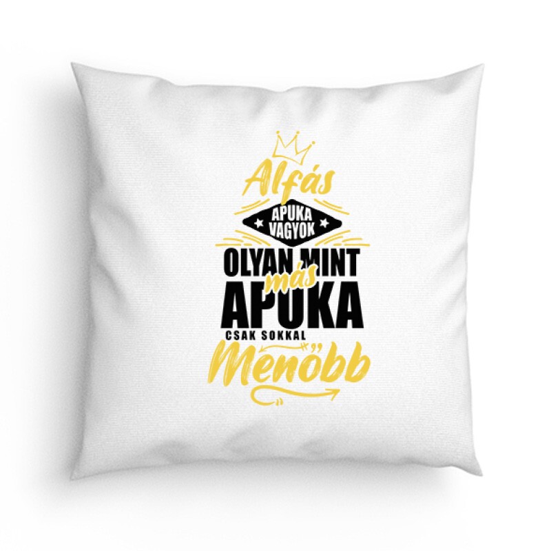 Alfás Apuka Párna