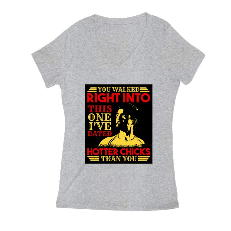 You walked right into Női V Kivágott póló