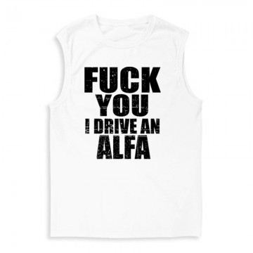 I Drive An Alfa Férfi Trikó