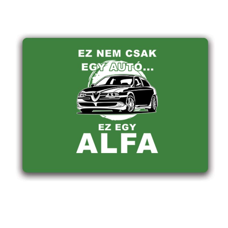 Nemcsak egy Autó (Alfa) Egérpad
