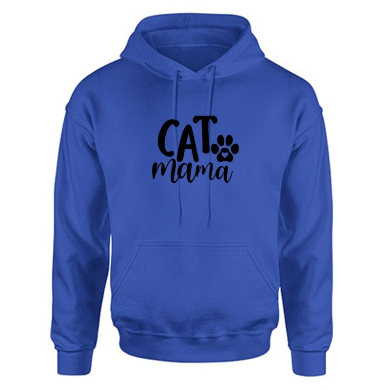 Cat mama Unisex Kapucnis Pulcsi
