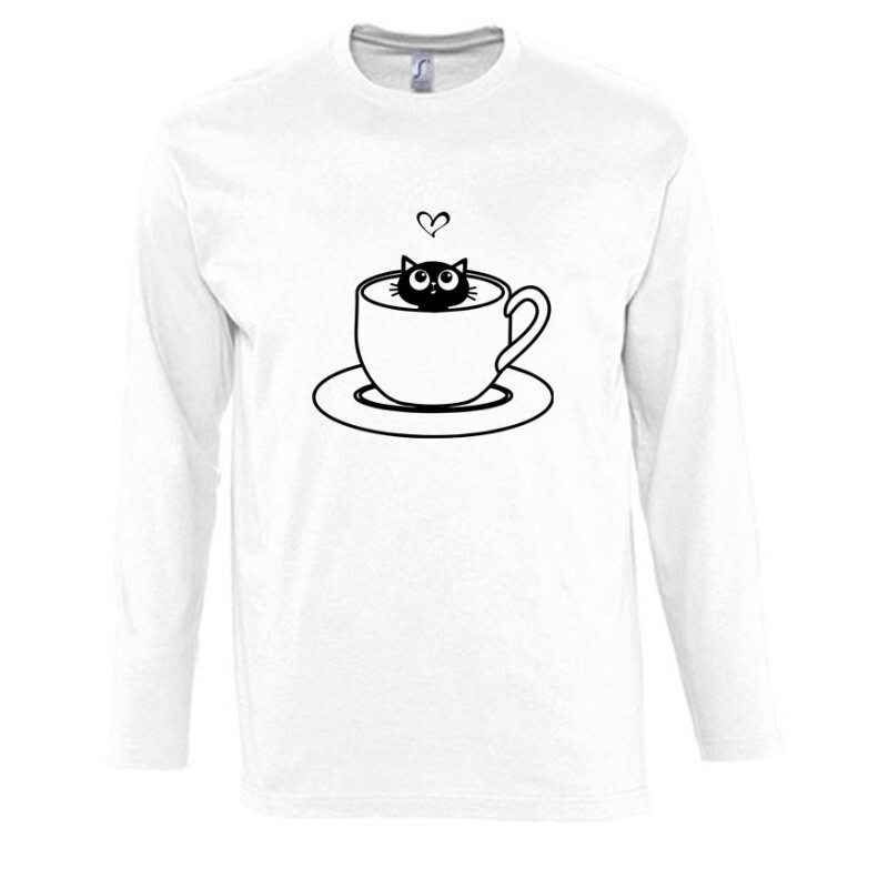 Catffee Hosszú Ujjú Póló