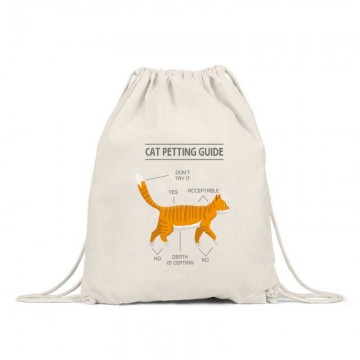Cat petting guide Hátizsák