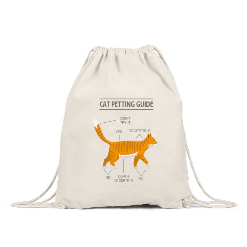 Cat petting guide Hátizsák