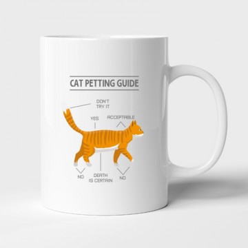 Cat petting guide Bögre