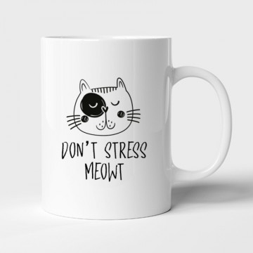 Don't Stress Meowt Bögre