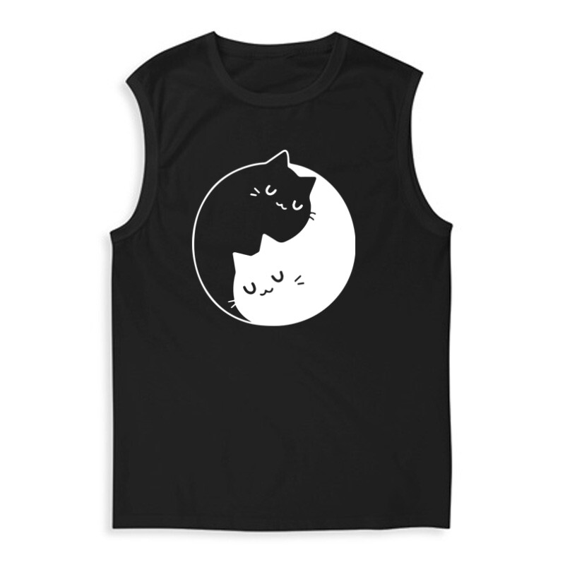 Yin Yang Cats Férfi Trikó
