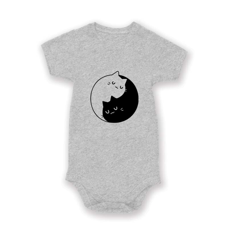 Yin Yang Cats Baby Body