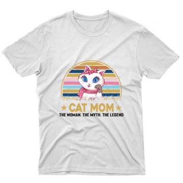 Cat mom the Legend Unisex Póló