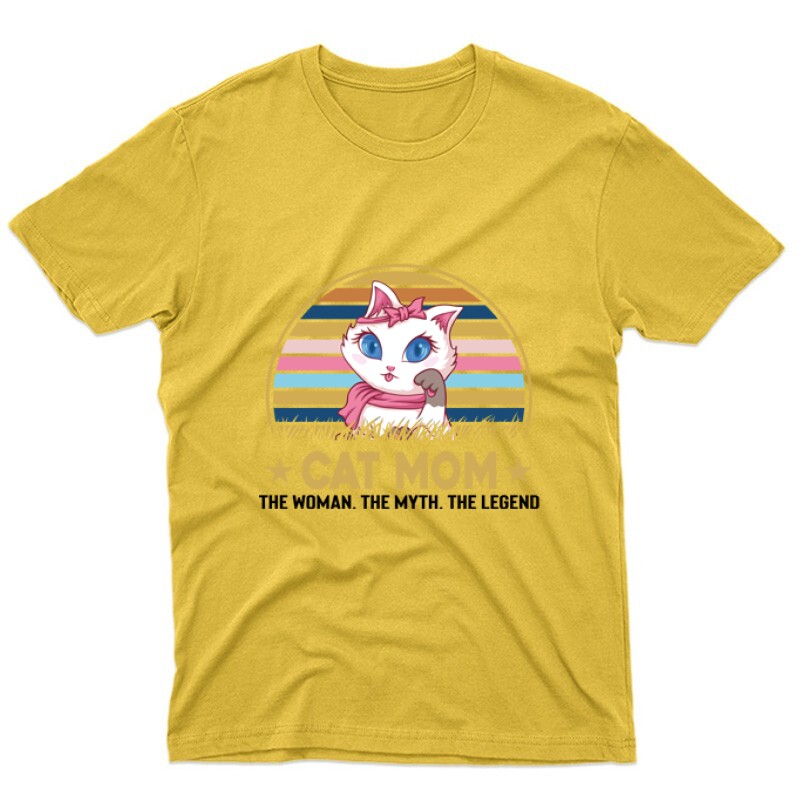 Cat mom the Legend Unisex Póló