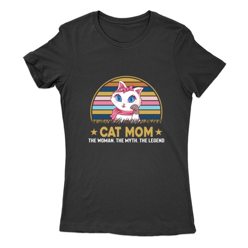 Cat mom the Legend Női Póló