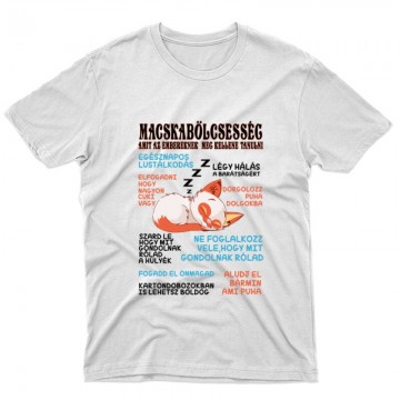 Macska Bölcsesség Unisex Póló