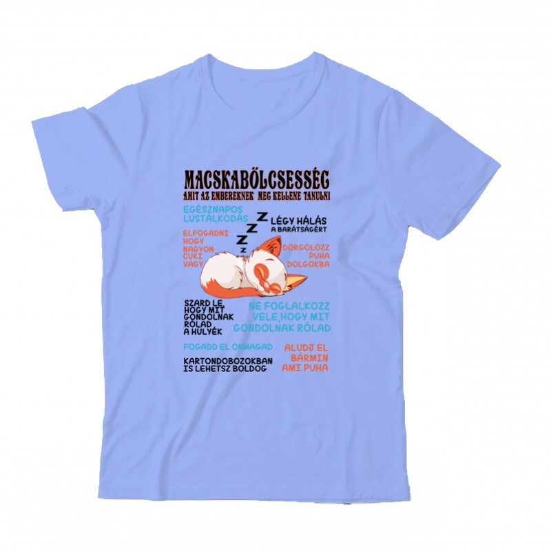 Macska Bölcsesség Gyermek Póló