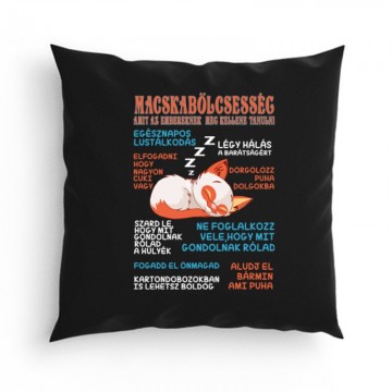 Macska Bölcsesség Párna