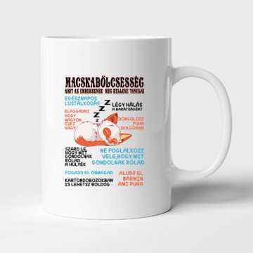 Macska Bölcsesség Bögre