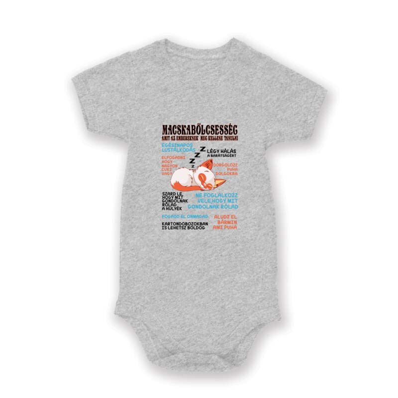 Macska Bölcsesség Baby Body