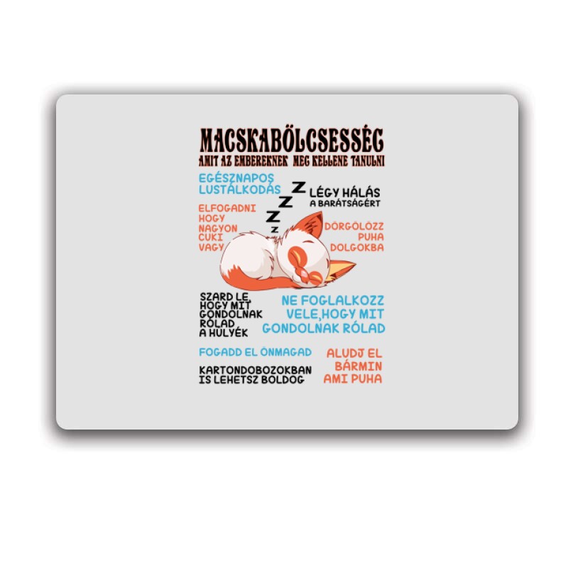 Macska Bölcsesség Egérpad